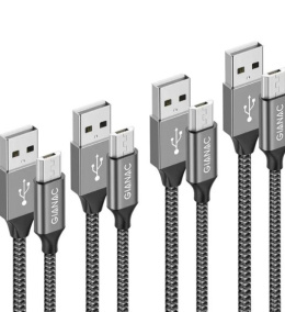 GIAMAC Micro USB 4szt do szybkiego ładowania