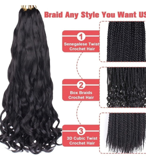 Xtrend kręcone włosy 18" czarne Xtrend kręcone włosy 18" czarne