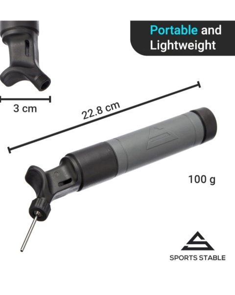 Pompka ręczna do piłek Sports Stable z 5 igłami Pompka ręczna do piłek Sports Stable z 5 igłami