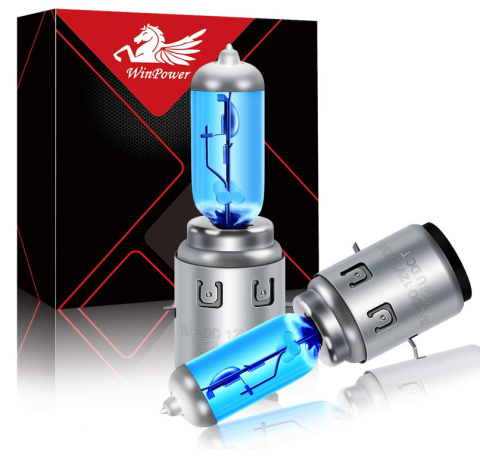 WinPower Ba20d S2 35 / 35W 12V motocyklowy reflektor halogenowy 5000K WinPower Ba20d S2 35 / 35W 12V motocyklowy reflektor halogenowy 5000K