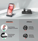 Ładowarka bezprzewodowa, 3 w 1 Stacja ładująca do iPhone GEEKERA